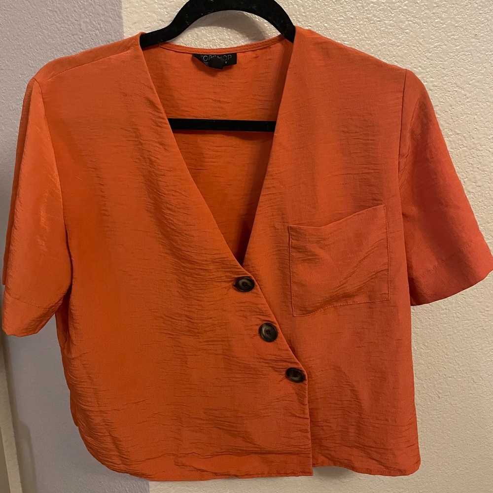 TopShop button down top